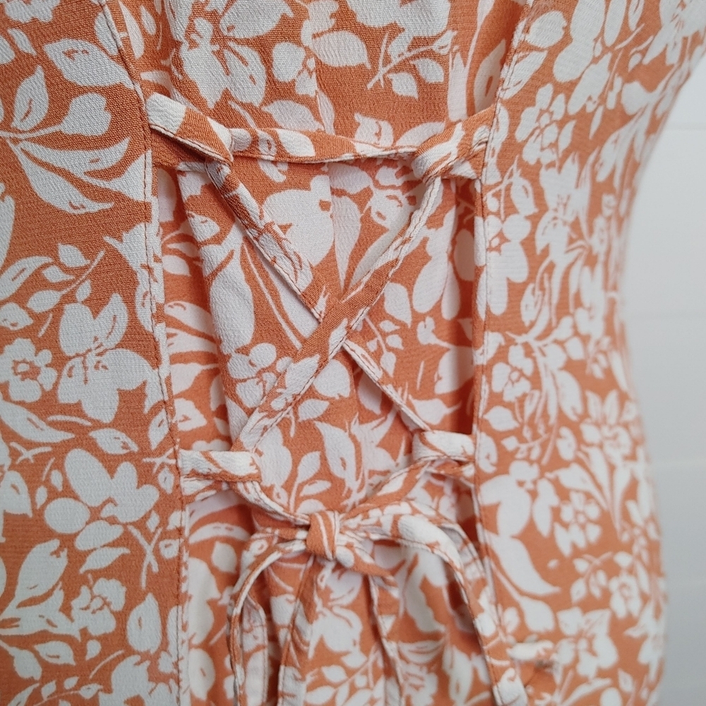Vintage Part Two Floral Button Down Midi Dress Size 8 - Picture 8 of 12